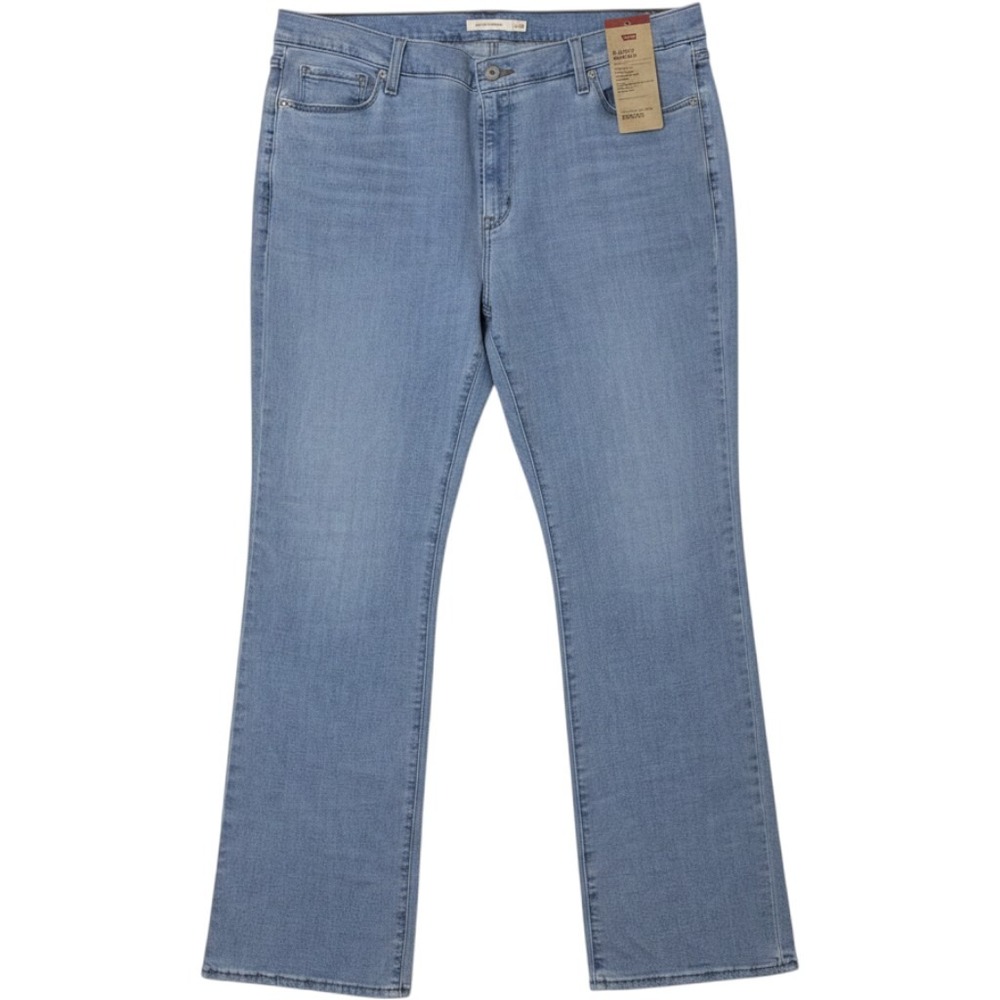 Levis Classic Bootcut Jeans Womens 24W Light Wash‎ Hypersoft Mid Rise NWT